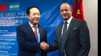 lomas firmo un acuerdo para fortalecer la relacion con china