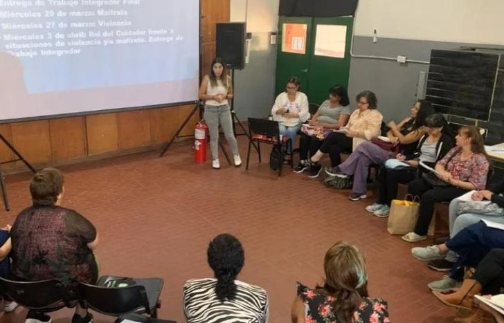 Lanzan la inscripción a un nuevo curso de cuidadores domiciliarios en Lomas.