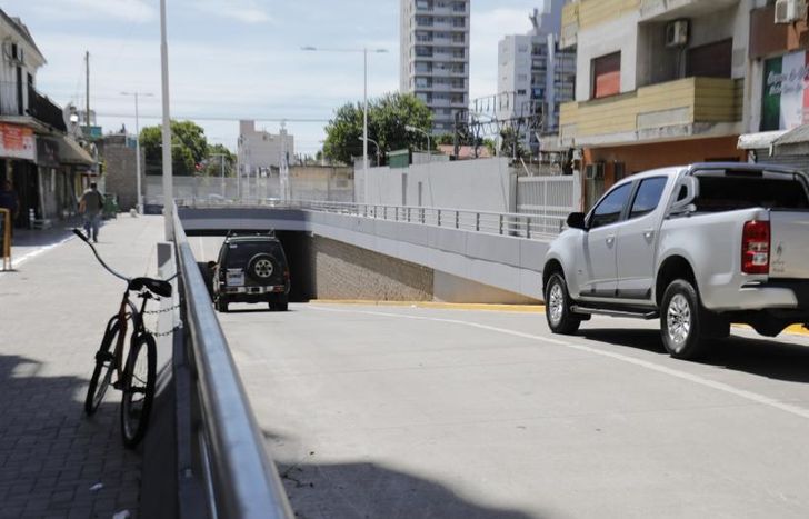 El bajo nivel mejoró el tránsito y la seguridad en la zona.