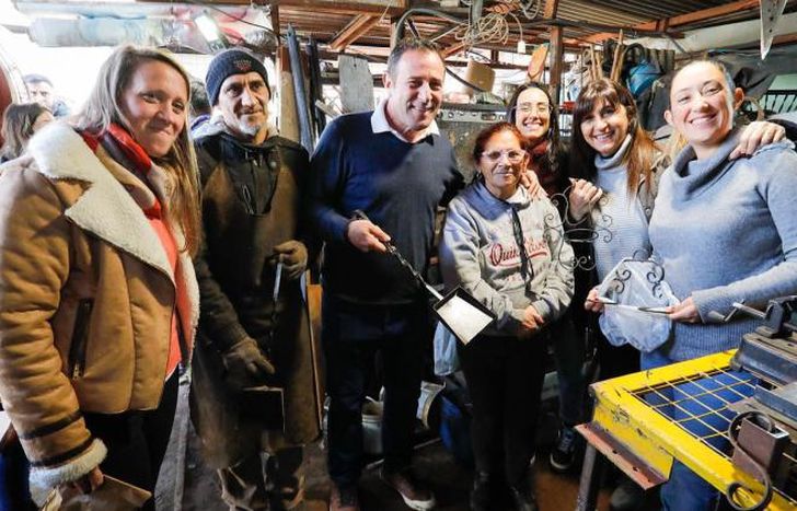 La herrería Principios Eternos funcionaba en el barrio La Cava, de Fiorito.