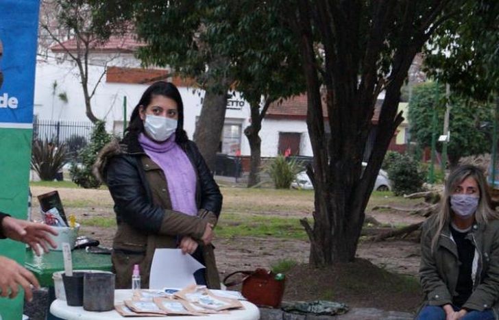 El programa arrancó en la Plaza Libertad.