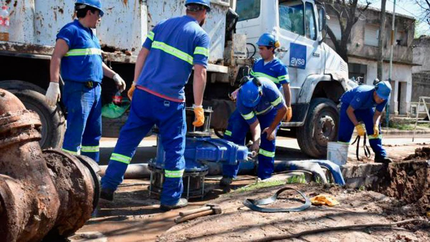 AySA, con trabajos de emergencia en Banfield y Temperley, AySA, con trabajos de emergencia en Banfield y Temperley,