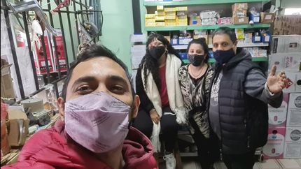 Donó una cocina nueva a un comedor.