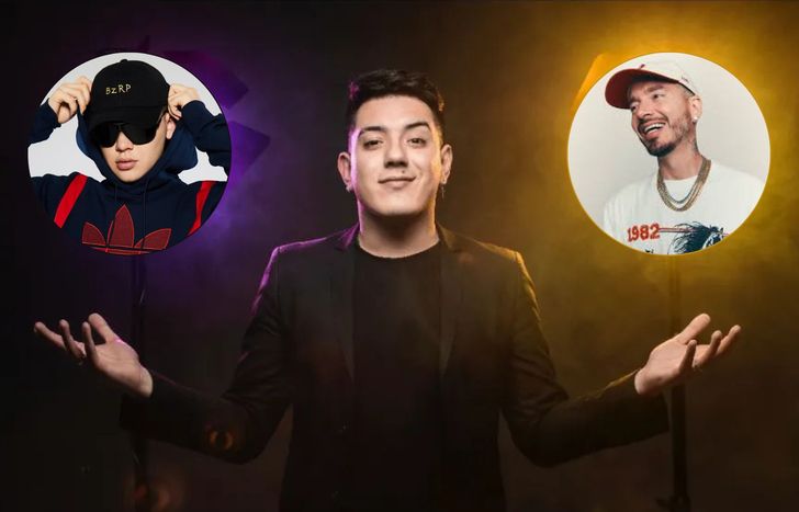 Iván Ramírez sorprendió con su talento y humor a Bizarrap y J Balvin.
