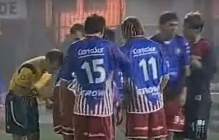 Los Andes fue el primero en aprovechar el aerosol en el fútbol argentino