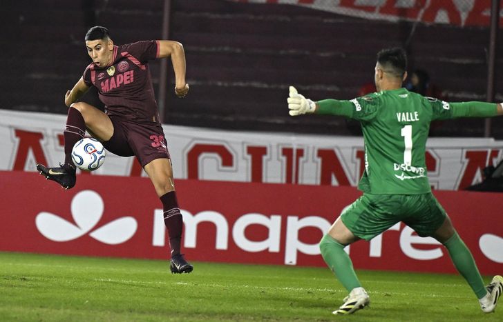 El gol de Agustín Cardozo que aseguró la victoria de Lanús.
