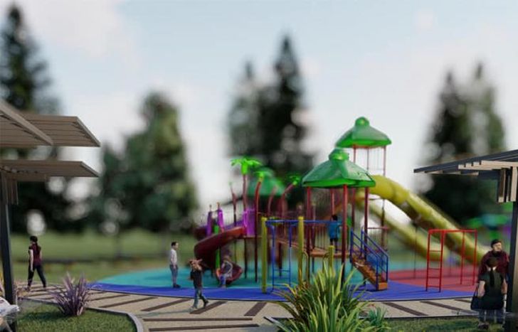 Imágenes del diseño de la Plaza.
