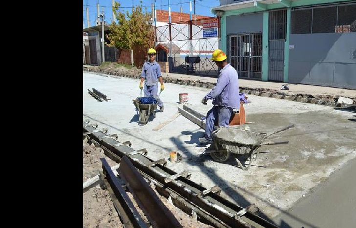 el hormigón permite una mayor resistencia al tránsito.