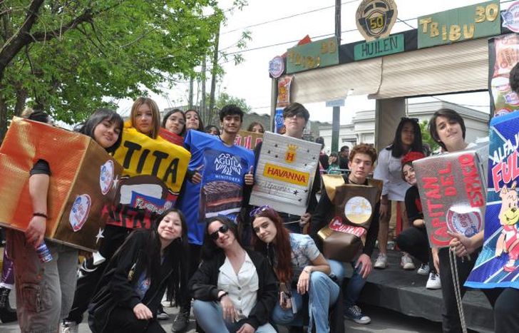 Los chicos, se disfrazaron con insólitos motivos.