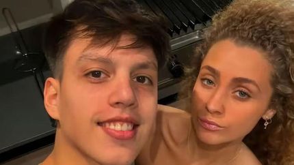 Lourdes de Gran Hermano y su novio Lautaro.