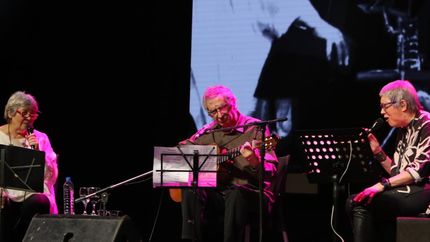 Parodi, Falú y Herrero, juntos en Mojones. Parodi, Falú y Herrero, juntos en Mojones.