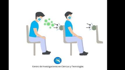 las micropartículas que las personas con Coronavirus despiden al exhalar pueden permanecer por un tiempo en el aire, antes de caer al suelo.