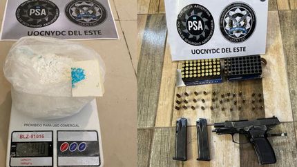 Incautaron drogas y armas de fuego.