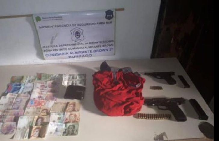 los delincuentes se estaban fugando cuando los atraparon.