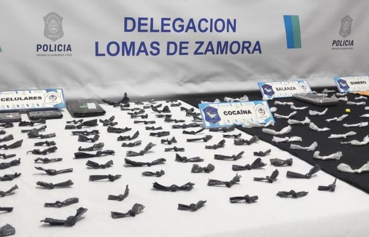 Drogas incautadas en los operativos.