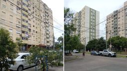 El barrio Apolo 11, en Villa Centenario, está formado por cinco torres y una escuela.