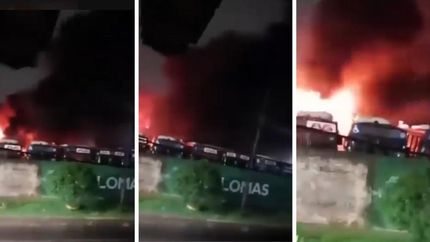 Diario La Unión | Tres colectivos de la línea 266 se incendiaron durante la madrugada.
