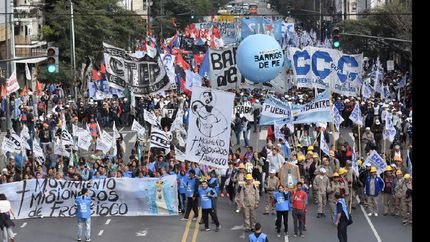 se viene la marcha federal por pan y trabajo