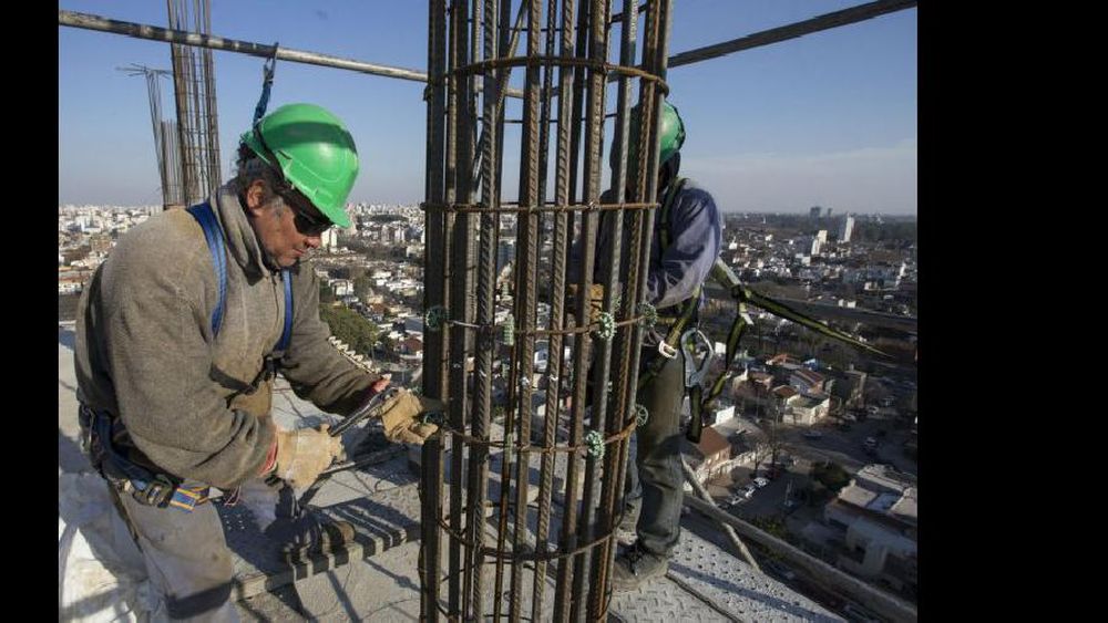Cayó el empleo en la construcción