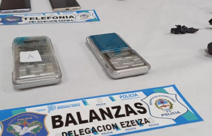 Los elementos incautados por la Policía.