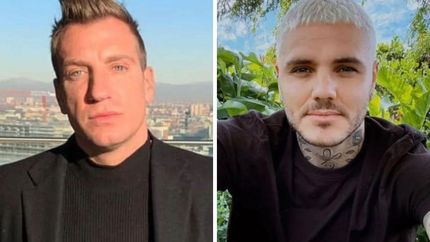 Maxi López y Mauro Icardi.