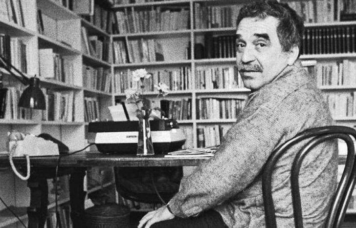 García Márquez, recordado escritor.