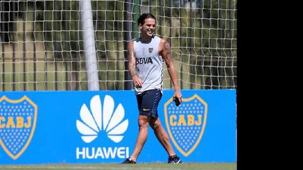 gago volvio a tomar contacto con la pelota