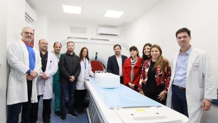 Funcionarios locales y provinciales visitaron el Hospital Gandulfo.