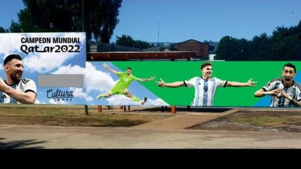 Así quedará el mural terminado.