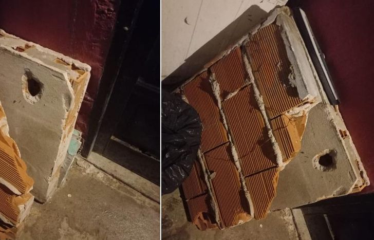 Algunos de los daños que habría sufrido la vivienda.