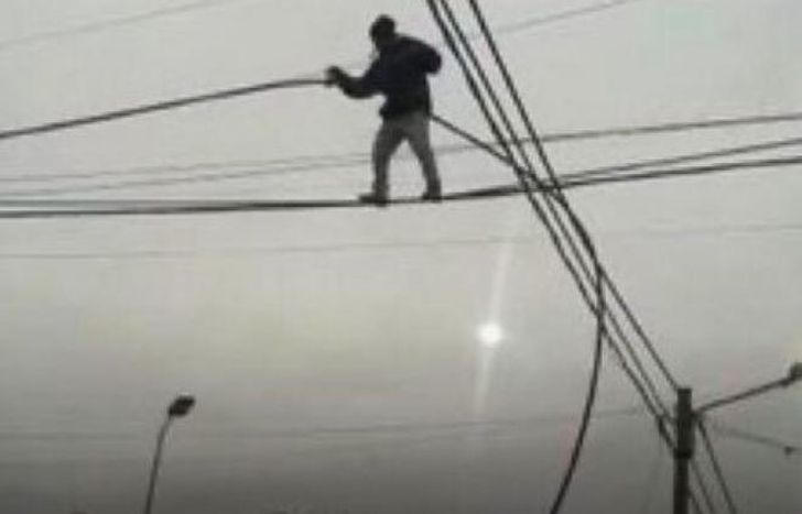 equilibrio en las alturas.