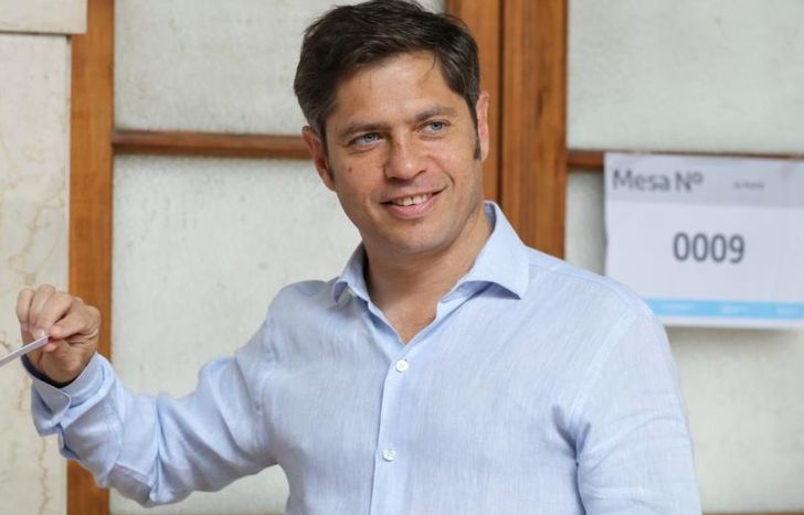 Kicillof votó en La Plata.
