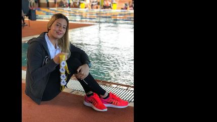 selene alborzen llevo sus logros a piletas de australia