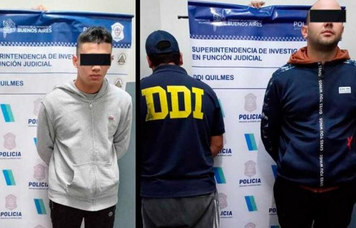 Capturaron dos delincuentes que son parte de una banda.