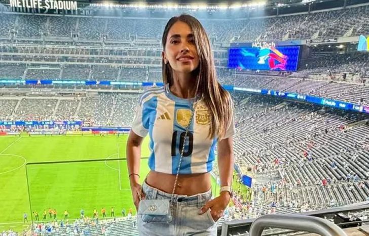Antonela, a full en las redes.