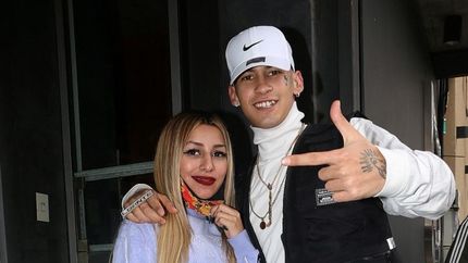 Tamara Báez y L-Gante.