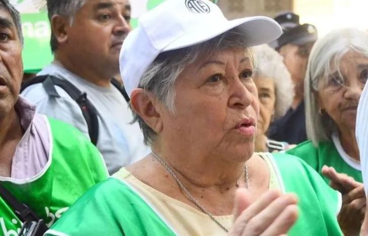 La titular del Centro de Jubilados y Pensionados de ATE expresó su angustia por la crítica situación.