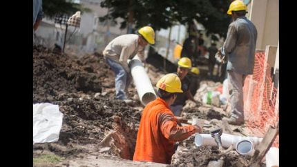 en tres anos se duplico la cantidad de hogares con cloacas en lanus