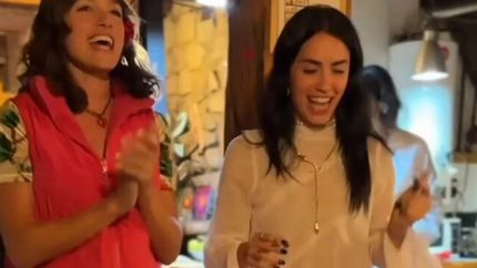 Cande Vetrano y Lali Espósito, grandes amigas.