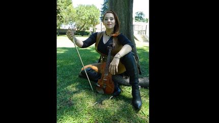 alicia cargniel y un show por el dia de la bandera