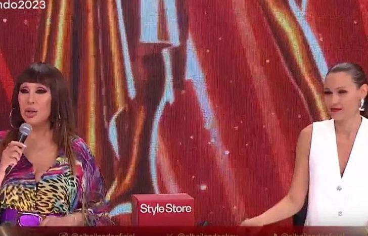 Moria Casán y Pampita, cara a cara.