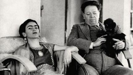 Frida Kahlo y Diego Rivera.&nbsp;