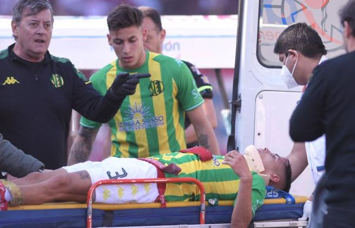 Escobar fue trasladado inmediatamente a un centro de salud.