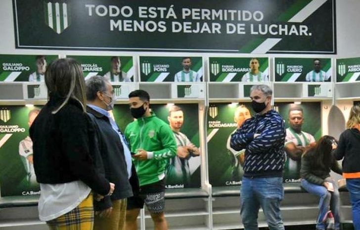 El vestuario, uno de los sitios del Lencho que se puede visitar.