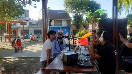 Desde la plaza Tucci, el programa superó las expectativas.