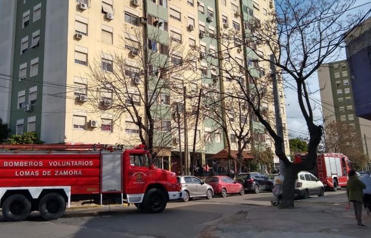 El incendio ocurrió en el 10º piso.