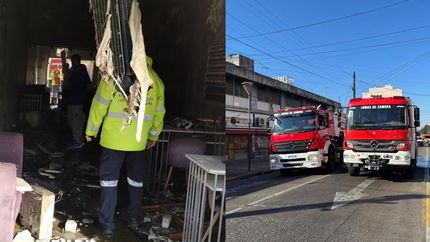 Diario La Unión | Trabajaron dos dotaciones de los Bomberos de Lomas.