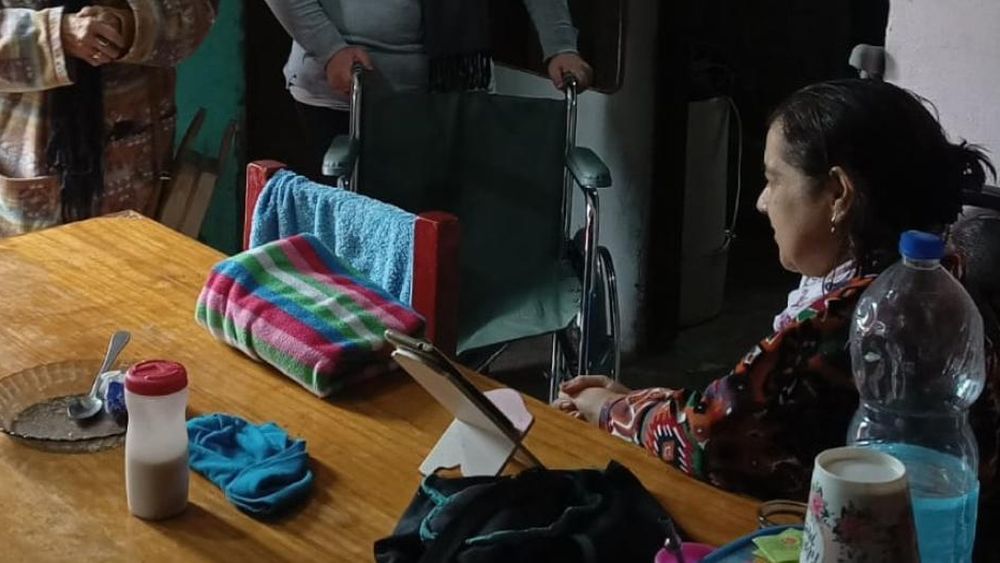Una donación fundamental para la vecina de Fiorito que actualmente reside en Centenario.