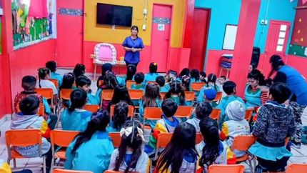 Taller de higiene bucodental con alumnos del Jardín Dulce Despertar.