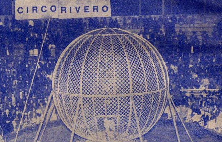 El circo de los hermanos Rivero era una clásico en la zona.
